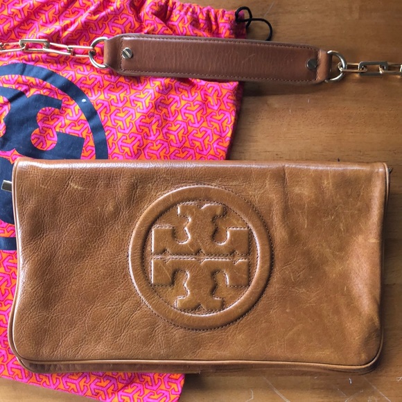 Tory Burch Bombe Reva Clutch Purse - Picture 2 of 5